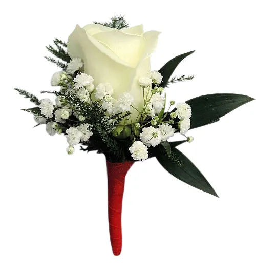 Deluxe Rose Boutonniere