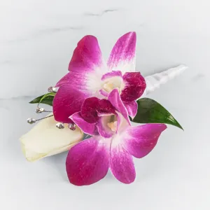 Dendrobium Orchid Splendor Boutonierre