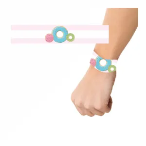 Donut Theme Wrist Bands - Pack of 10