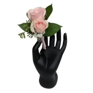 Double Rose Boutonniere