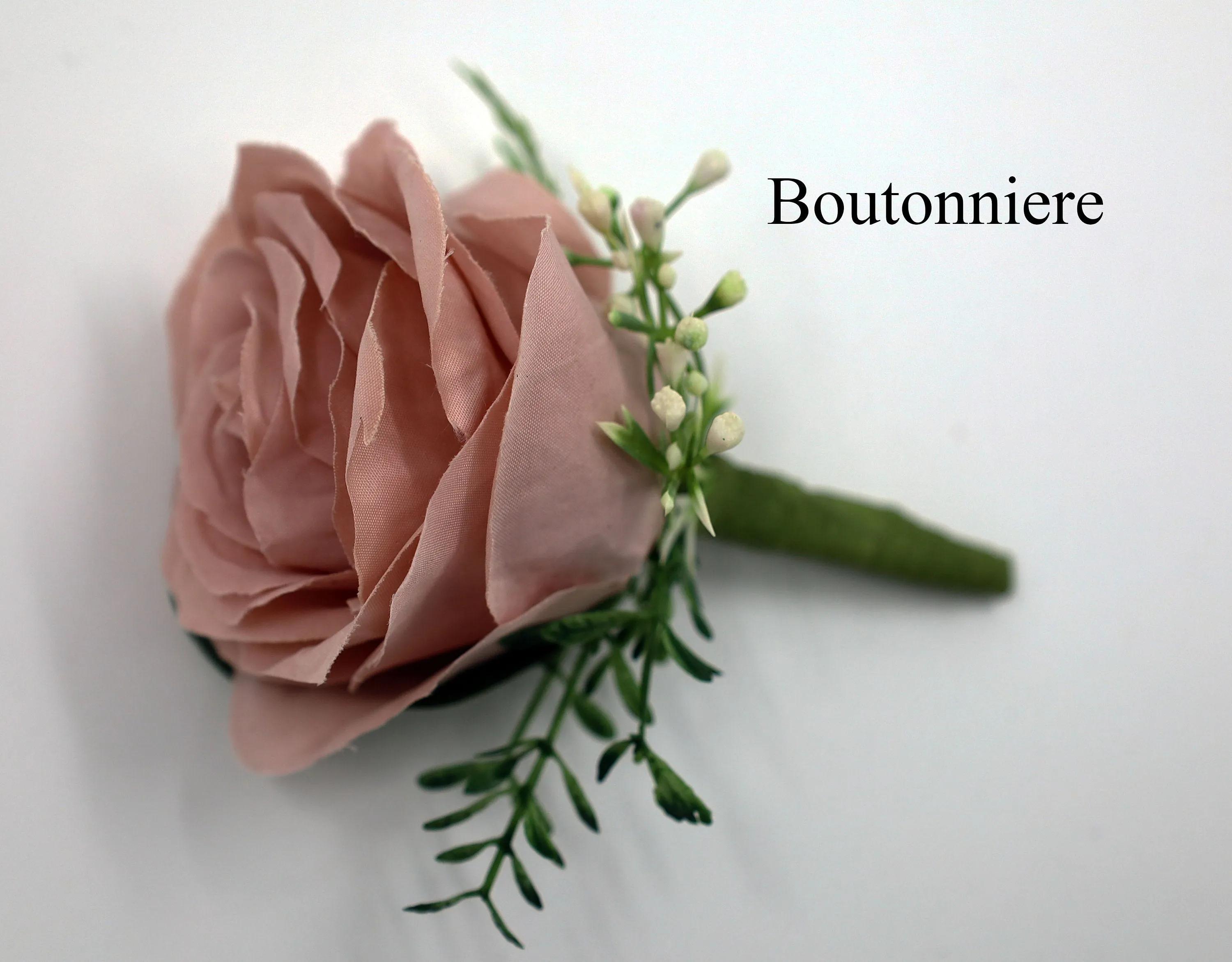 Dusty Rose Wedding Bouquet, Bridal Bouquet, Artificial Wedding Flowers, Bridesmaid Bouquets, Corsage, bridal Flower Package, silk bouquet