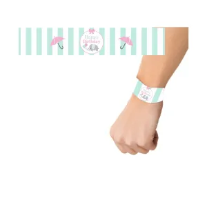 Elephant Birthday Theme Wrist Bands - Pack of 10
