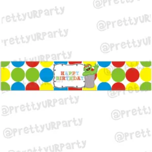 Elmo Theme Wrist Bands - Pack of 10