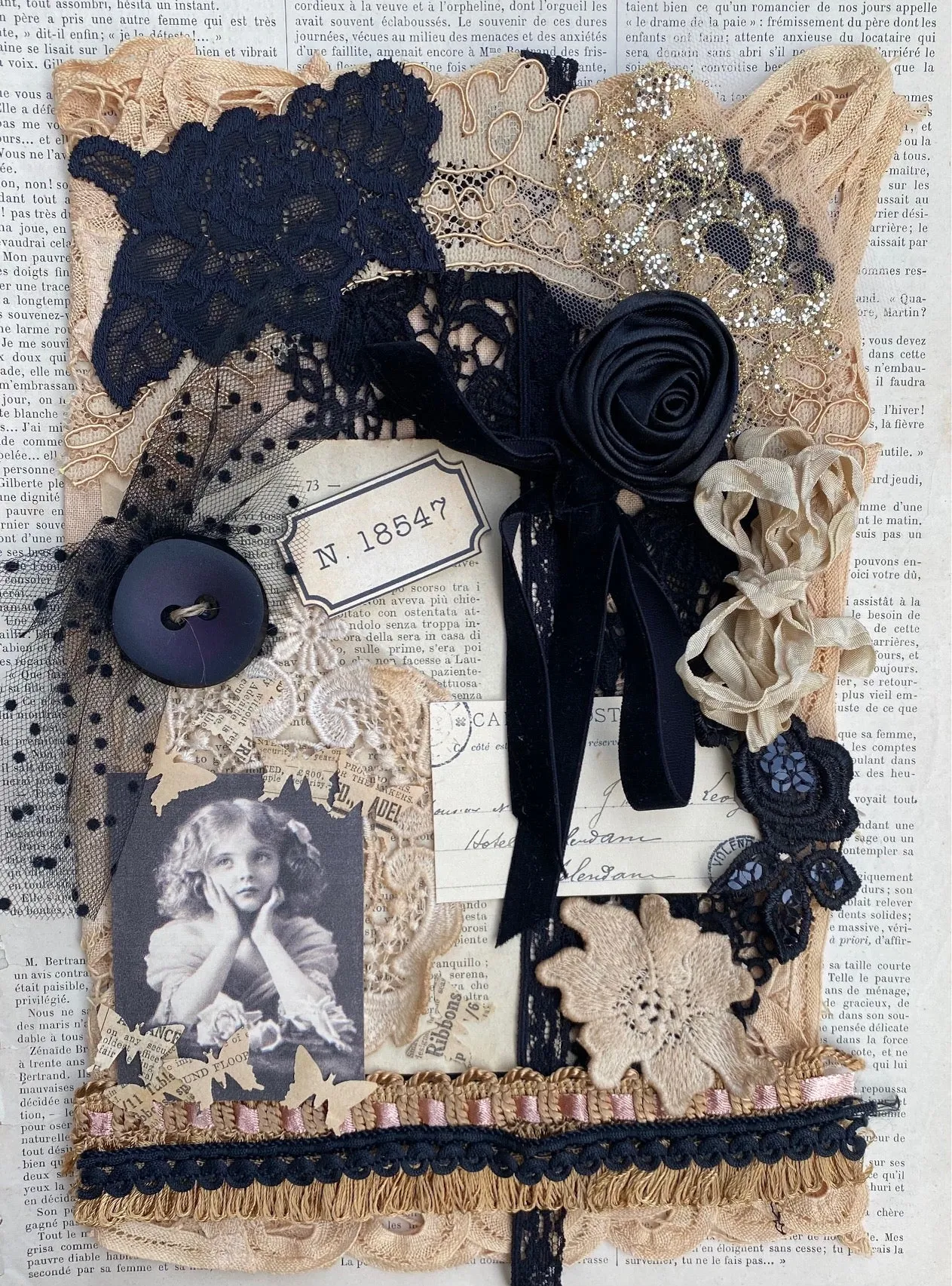 Embellishment pack. Honey & Expresso