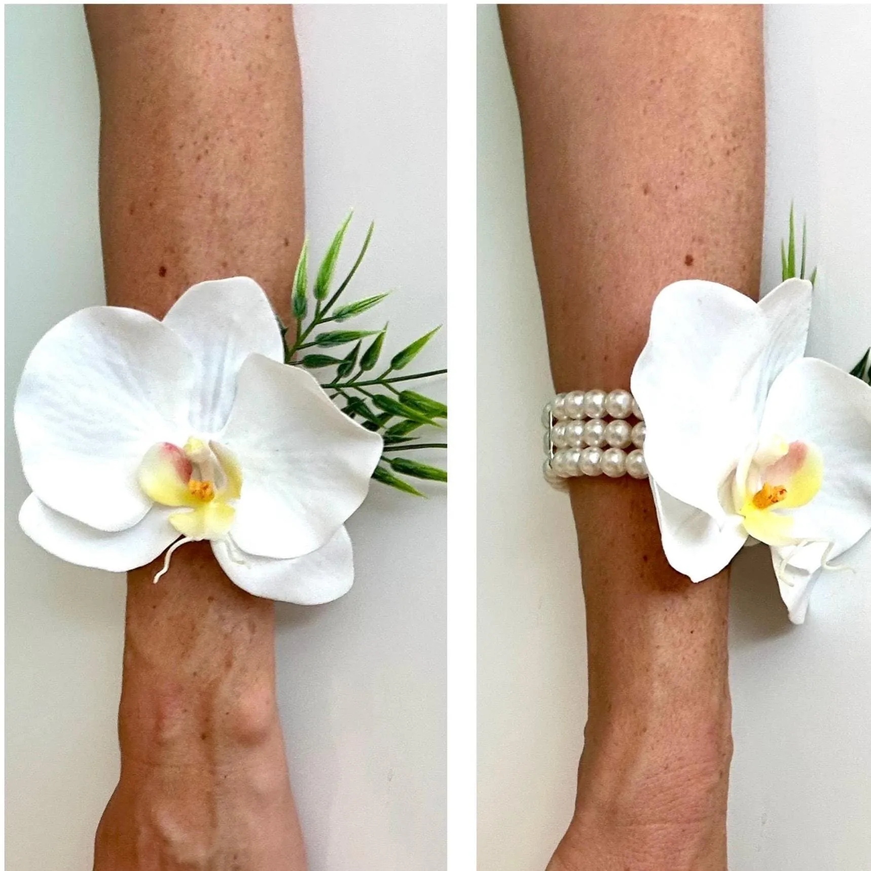 Faux Orchid Wedding Flower Package