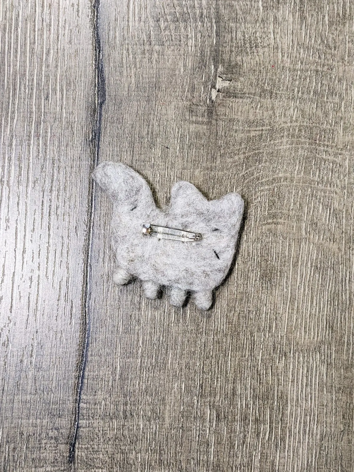 Felt Cat Brooch