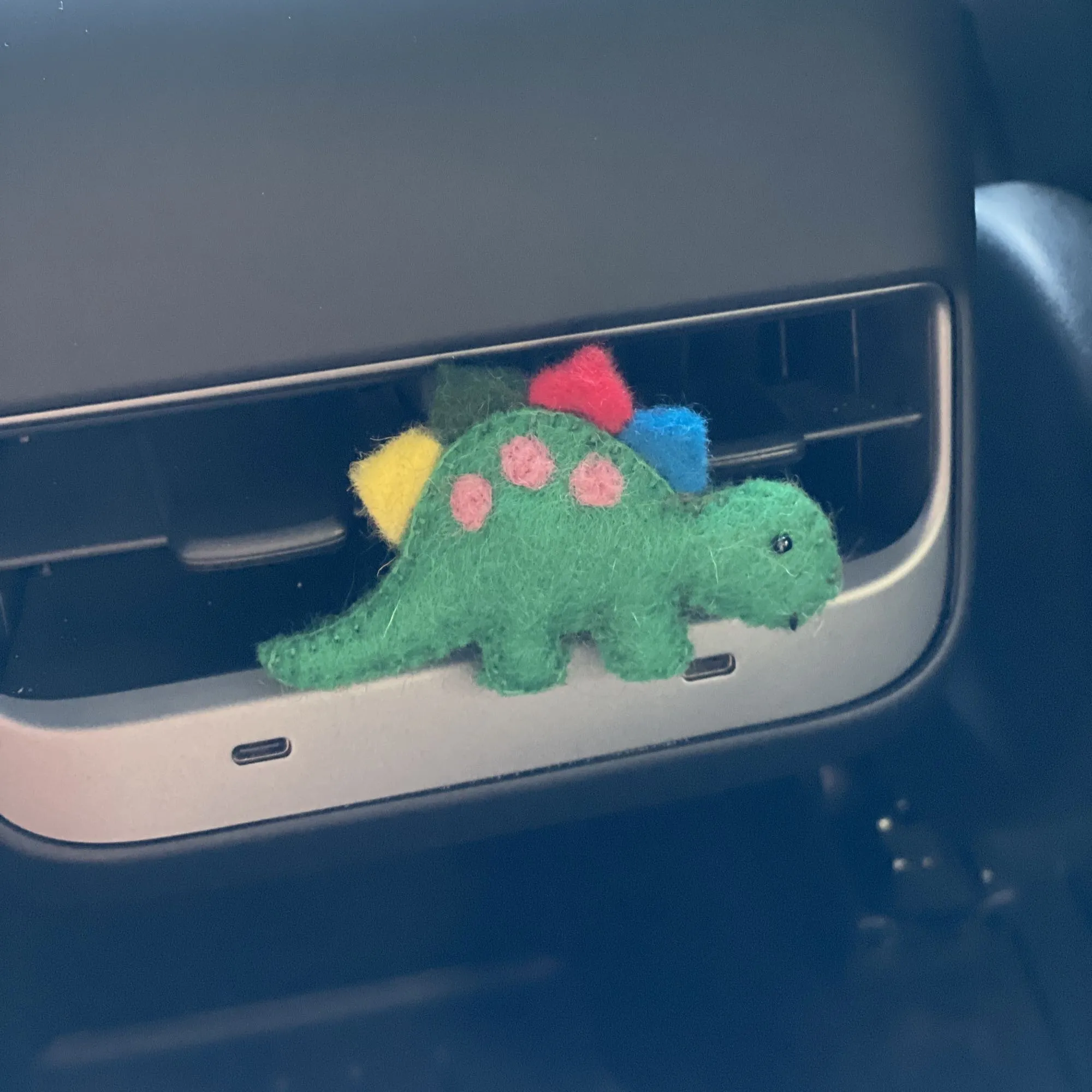 Felt Dinosaur Brooch