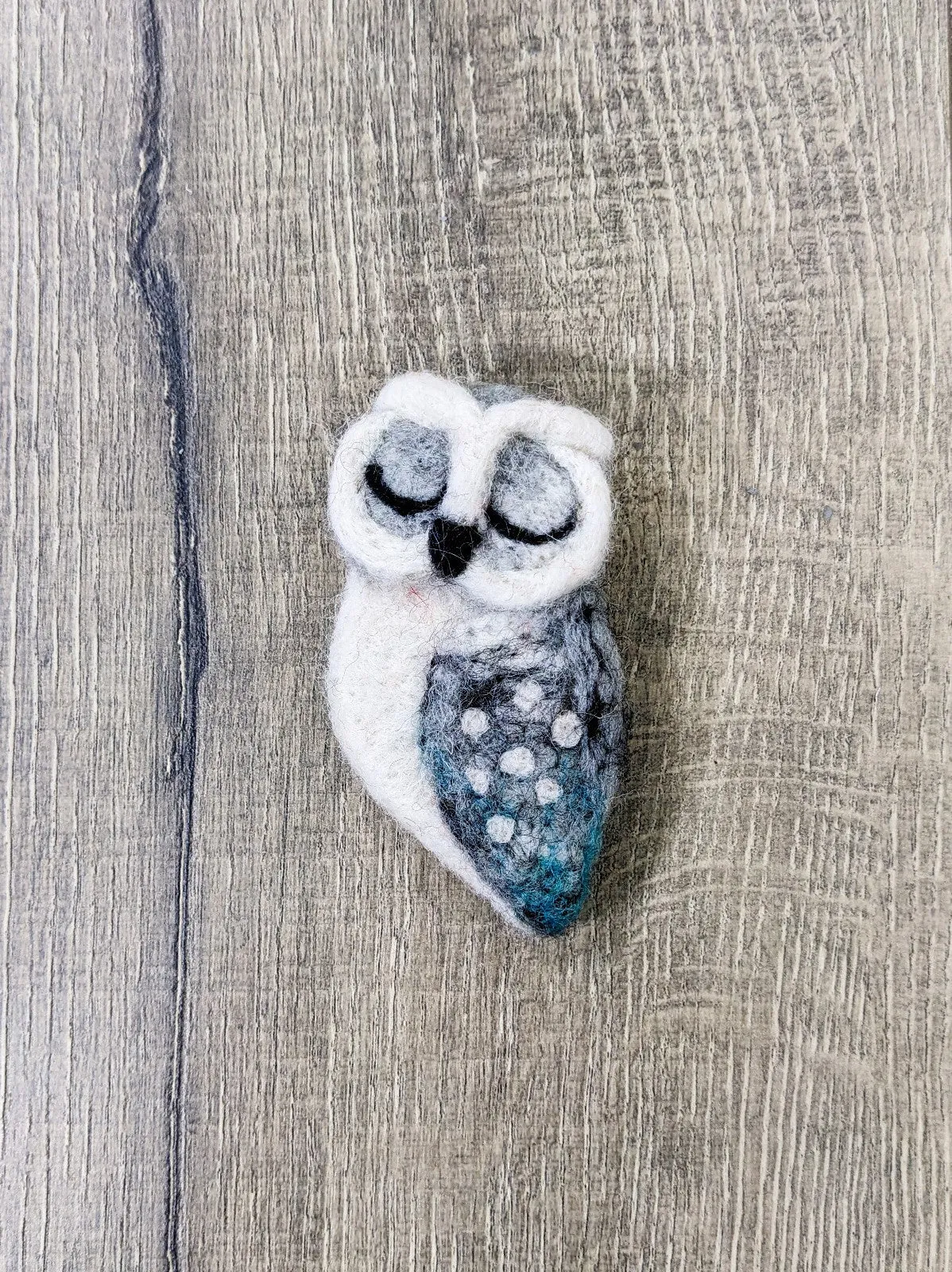Felt Owl Brooch