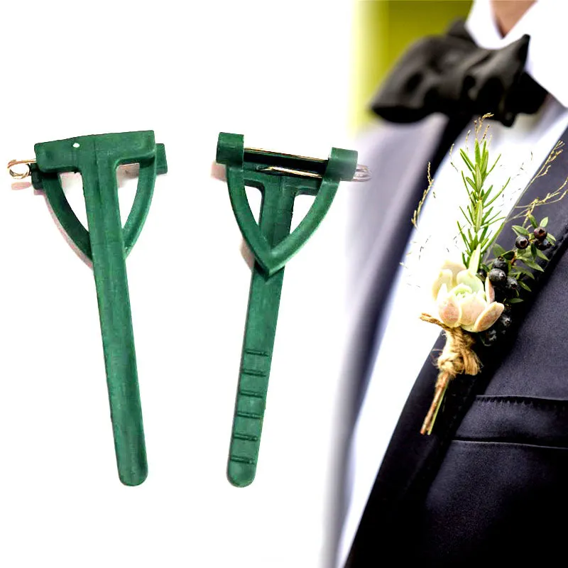 Floral Boutonniere Magnets Plastic Safety Pins Holder