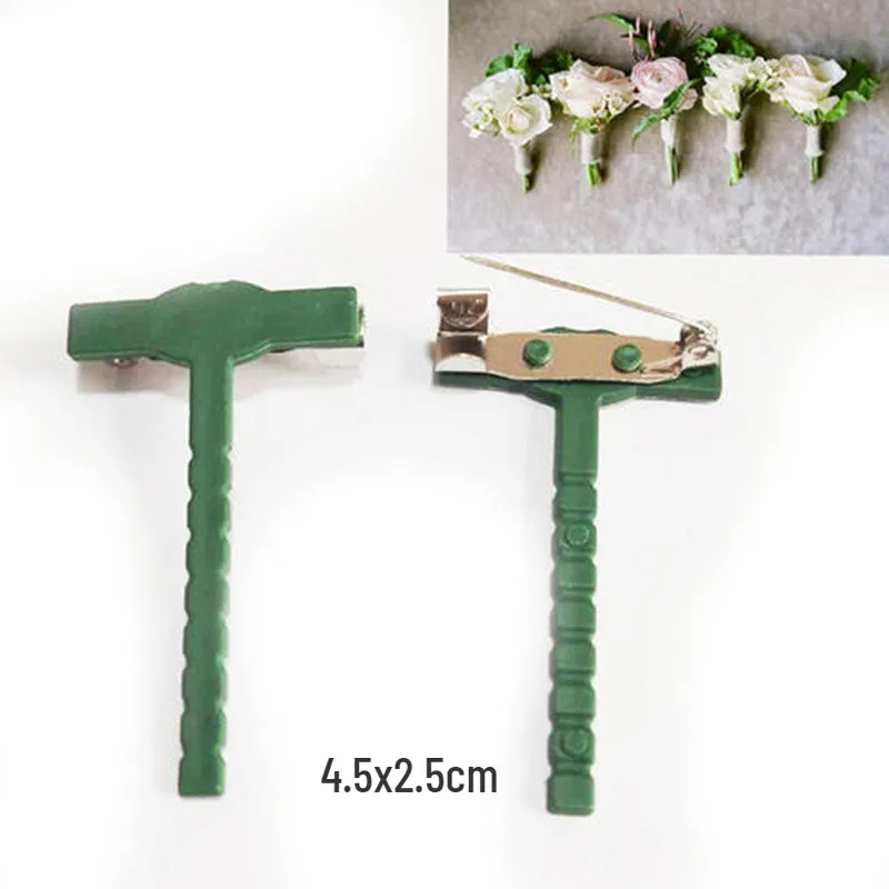 Floral Boutonniere Magnets Plastic Safety Pins Holder