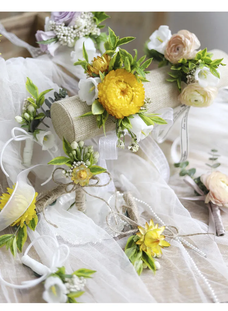 Floral Boutonniere Magnets Plastic Safety Pins Holder