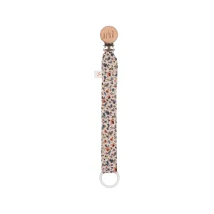 Floral Medley Blue Paci Clip