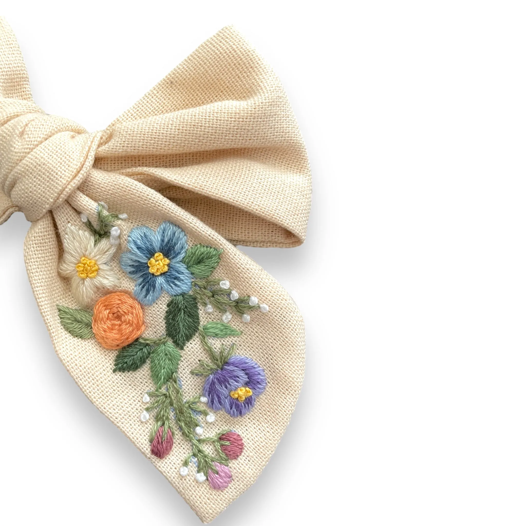 Hand Embroidery Hair Accessories