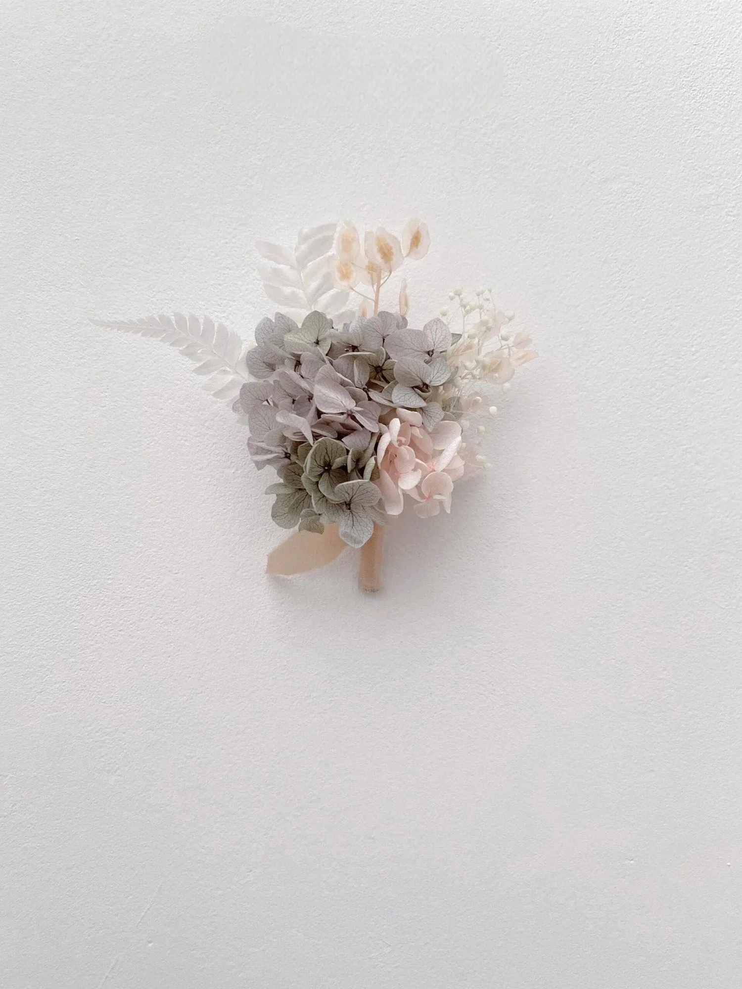 Hydrangea and Rose Preserved Flower Boutonniere Collection – Wedding Keepsakes