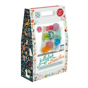 Jellyfish Brooches Needle Felting Craft Kit