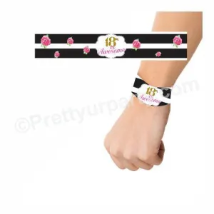 Kate Spade Theme Wrist Bands - Pack of 10
