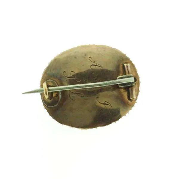 Late Georgian Pearl & Gem set Fichu Pin c1820