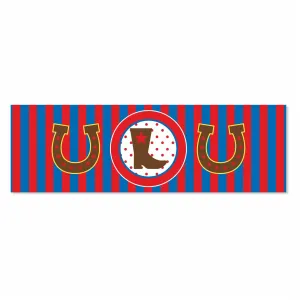 Little Cowboy Theme Wrist Bands - Pack of 10