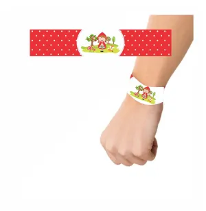Little Red Riding Hood Theme Wrist Bands - Pack of 10