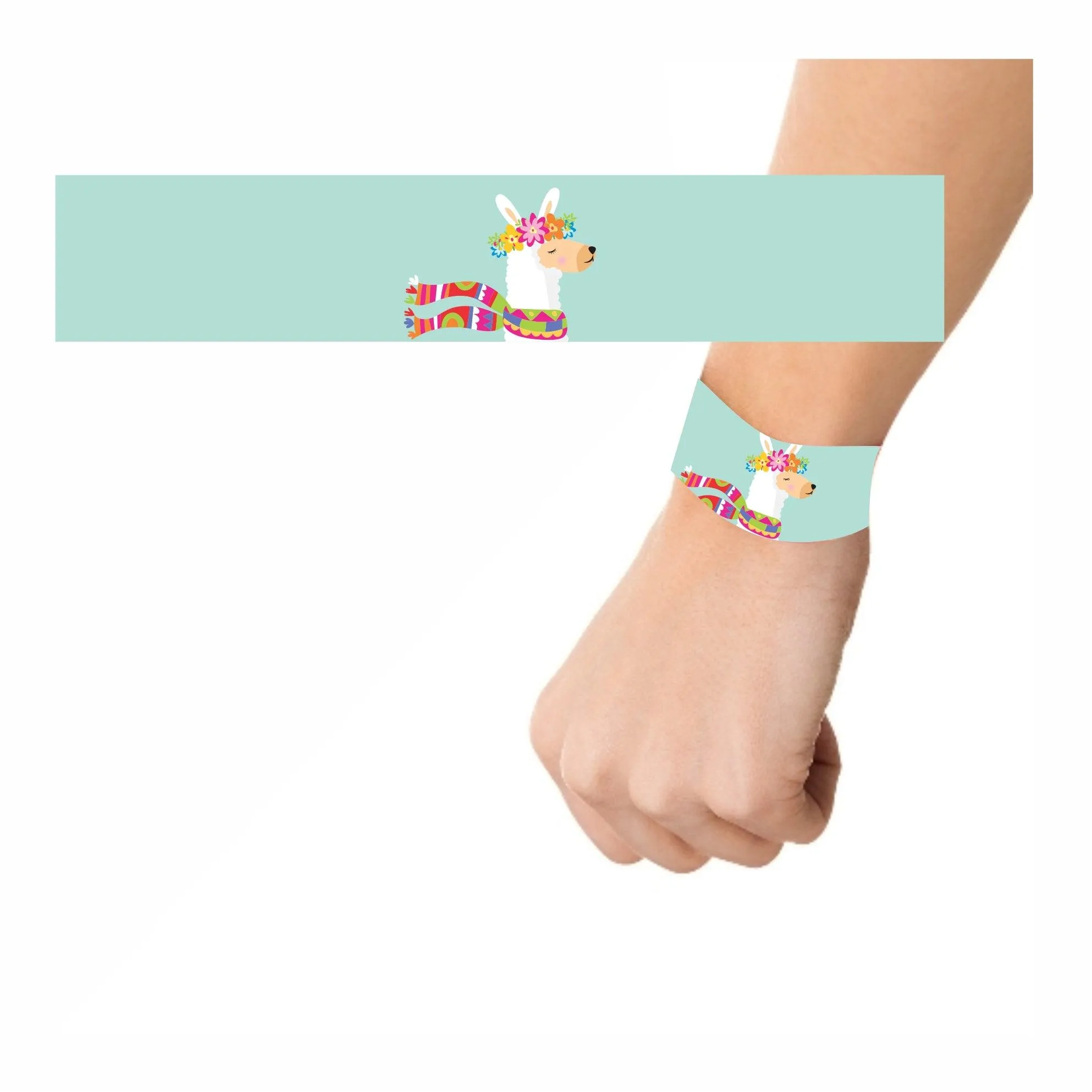 Llama Theme Wrist Bands - Pack of 10