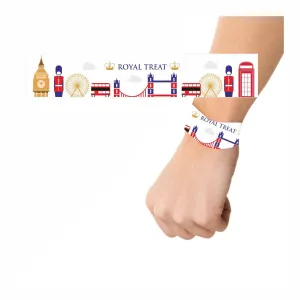 London Theme Wrist Bands - Pack of 10