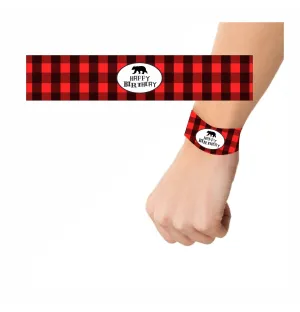 Lumberjack Theme Wrist Bands - Pack of 10