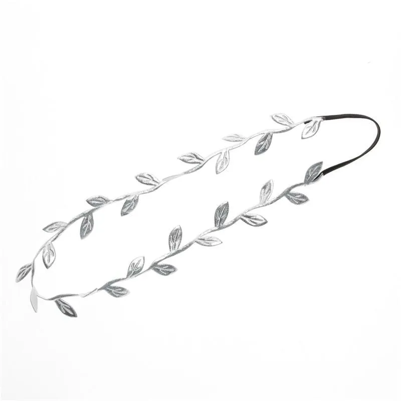 Luxury Modern Gold Silver Leaves Hairbands Summer Hair Accessories Bridal Trendy Jewelry For Mother and  Daughter