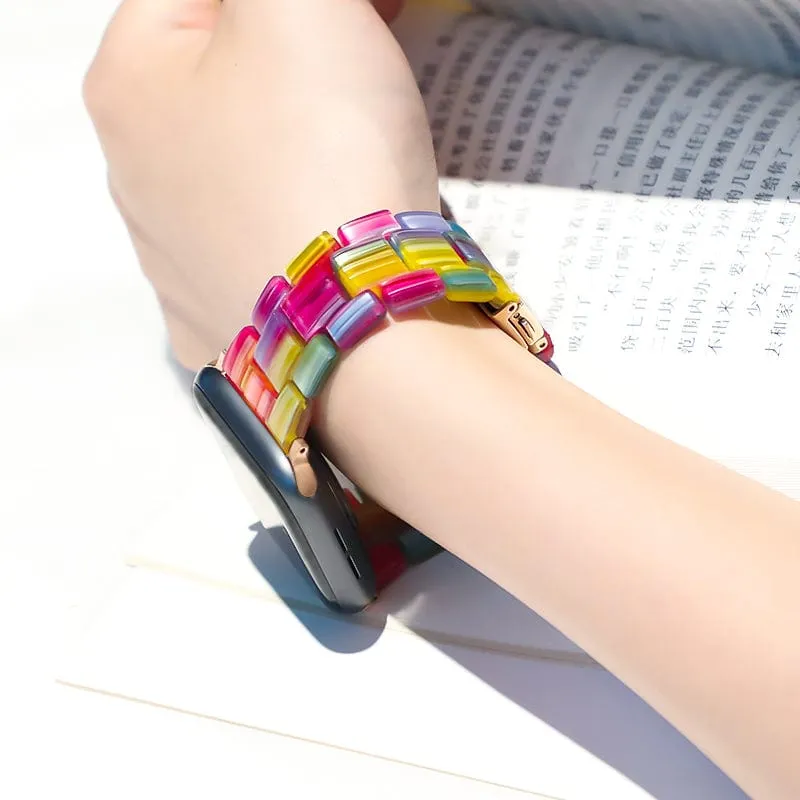 Marbled Resin Watch Band