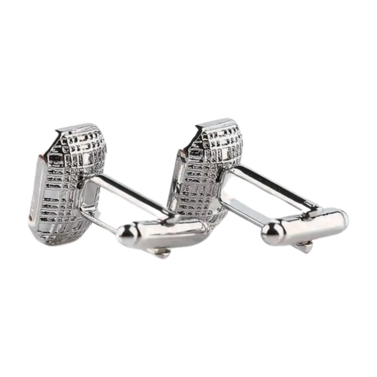 Maroon Rhinestone Cufflinks