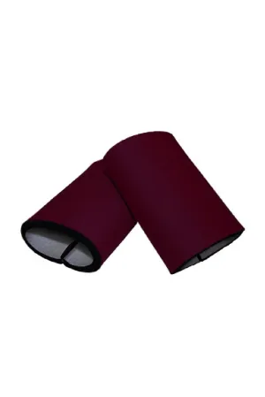 Maroon/Grey Neoprene Wristbands