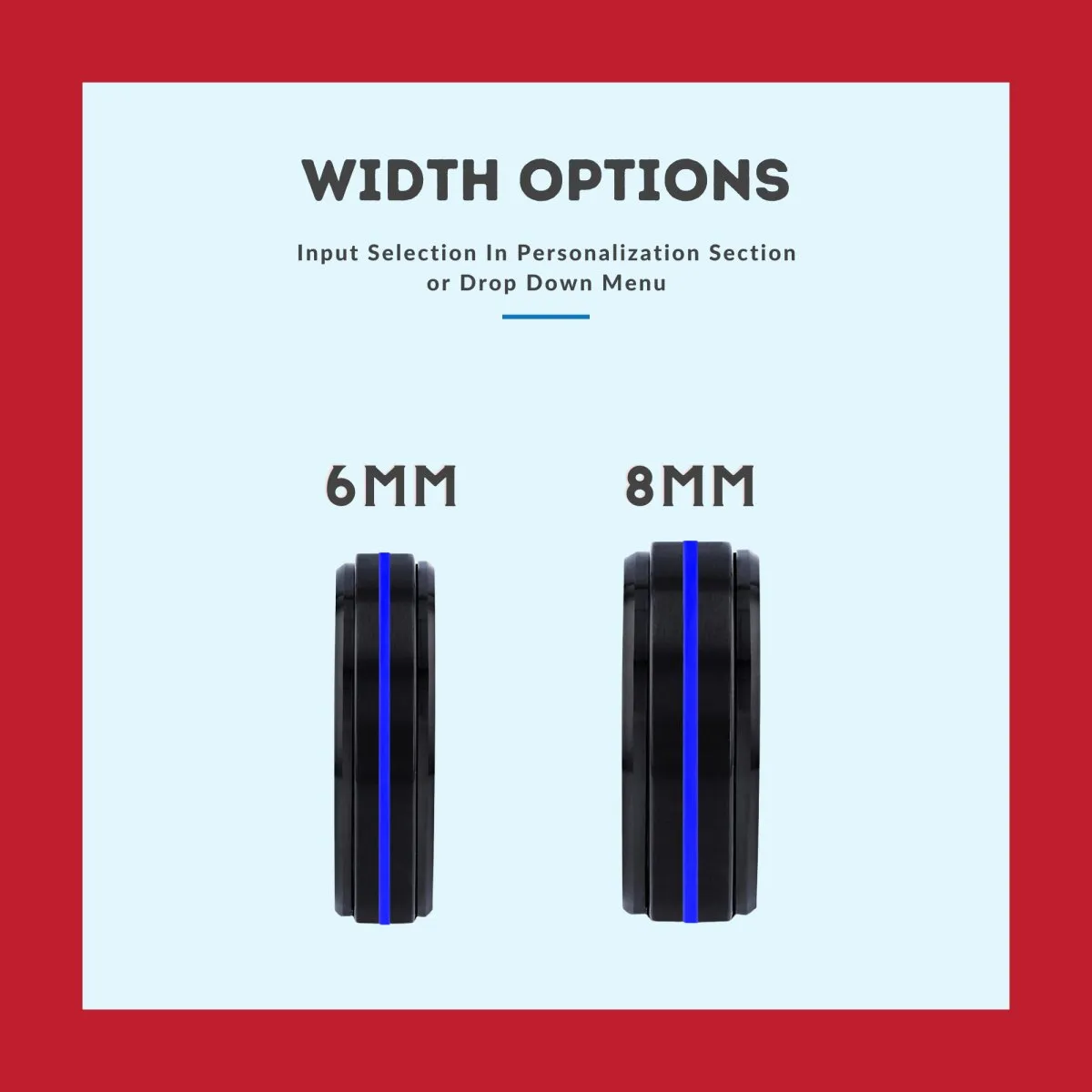 MISFIT | Purple Ring, Black Tungsten Ring, Blue Groove, Stepped Edge