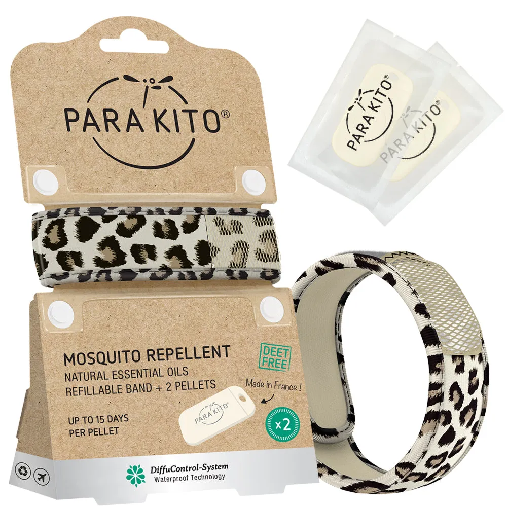 Mosquito Repellent Wristband with 2 refills - Leopard