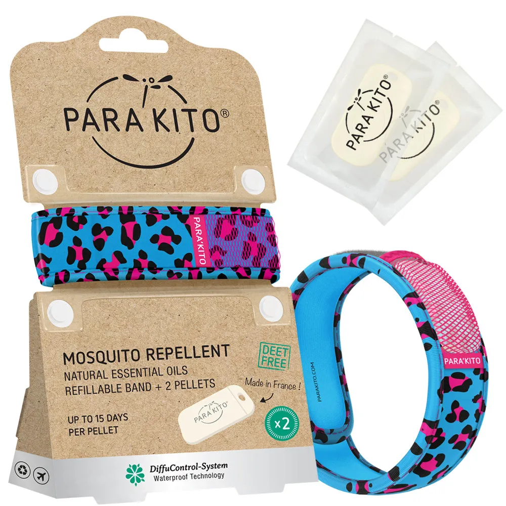 Mosquito Repellent Wristband with 2 refills - Leopard