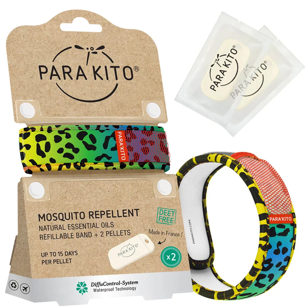 Mosquito Repellent Wristband with 2 refills - Leopard