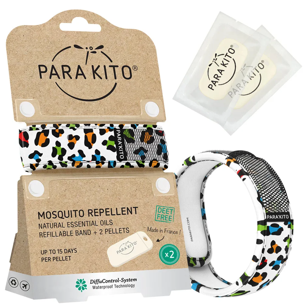 Mosquito Repellent Wristband with 2 refills - Leopard