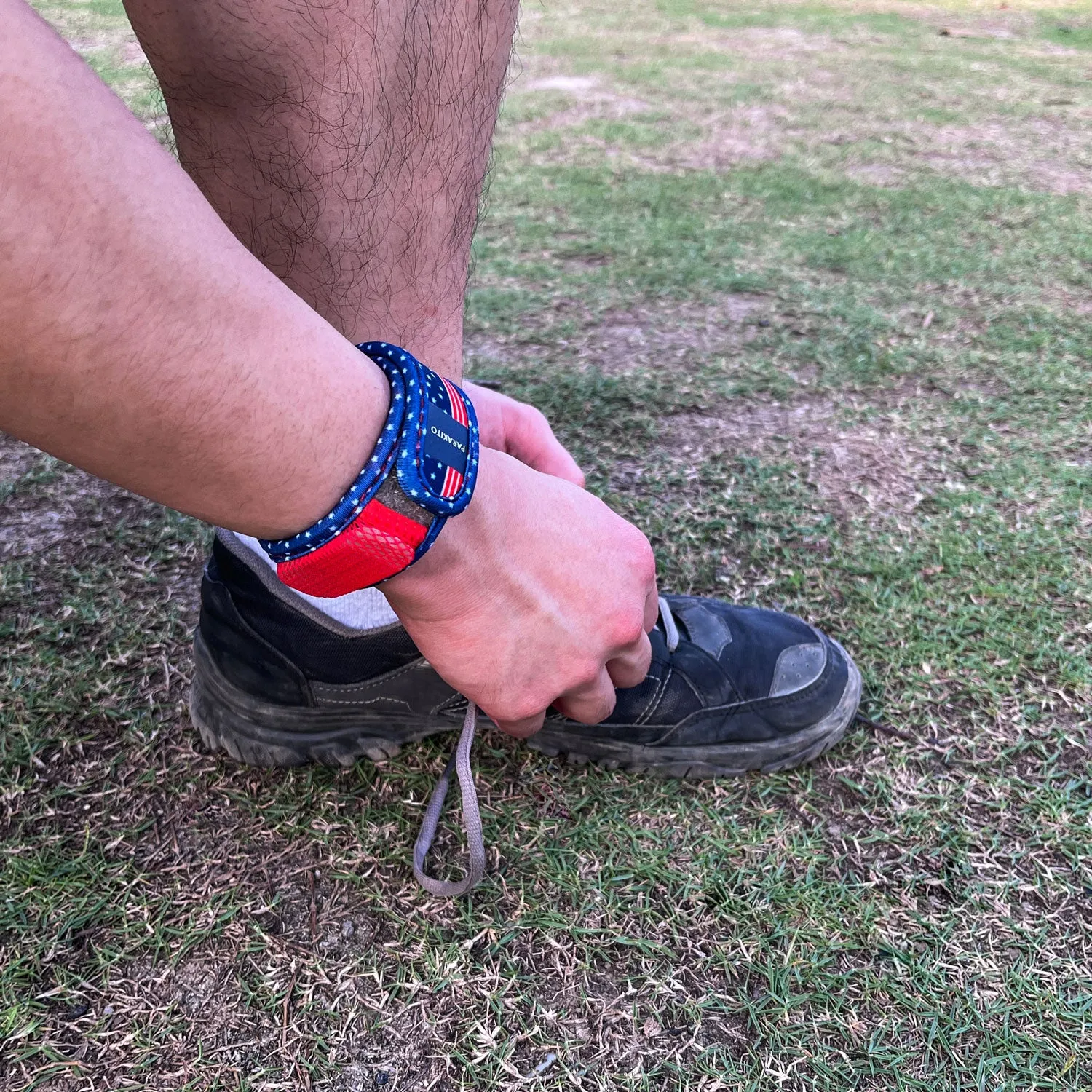 Mosquito Repellent Wristband with 2 refills - Patriot - USA Flag