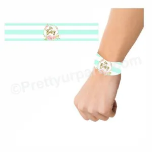 Oh Baby Theme Wrist Bands - Pack of 10