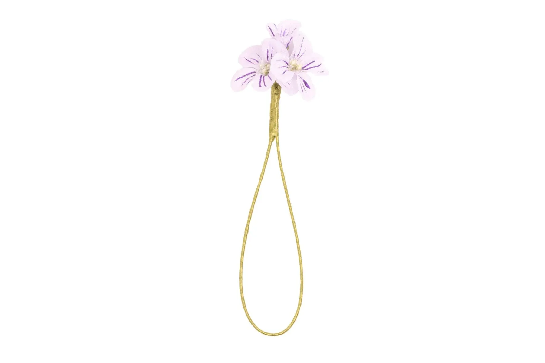 Pale Violet Triple Wood Sorrel Boutonnière Flower