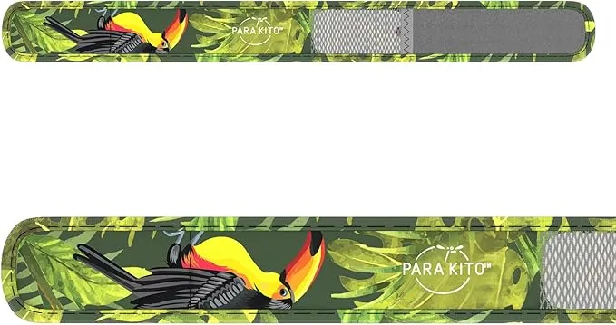 PARA'KITO Mosquito Insect & Bug Protection Wristband - Mosquito Stickers & Bug Spray Alternative - Summer Essentials, Beach Accessories, Hiking & Camping Essentials - Natural Essential Oils (Tropical)