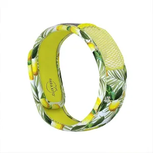 PARA'KITO Mosquito Insect & Bug Protection Wristband - Mosquito Stickers, Bug Spray Alternative Essentials for Beach, Camping, Desert Hiking, Christmas Bonfires - Natural Essential Oils (Lemon)