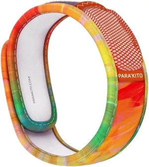 PARA'KITO Mosquito Insect & Bug Protection Wristband - Mosquito Stickers, Bug Spray Alternative Essentials for Beach, Camping, Desert Hiking, Christmas Bonfires - Natural Essential Oils (Parrot)