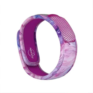PARA'KITO Mosquito Insect & Bug Protection Wristband - Mosquito Stickers, Bug Spray Alternative Essentials for Beach, Camping, Desert Hiking, Christmas Bonfires - Natural Essential Oils (Saturn)