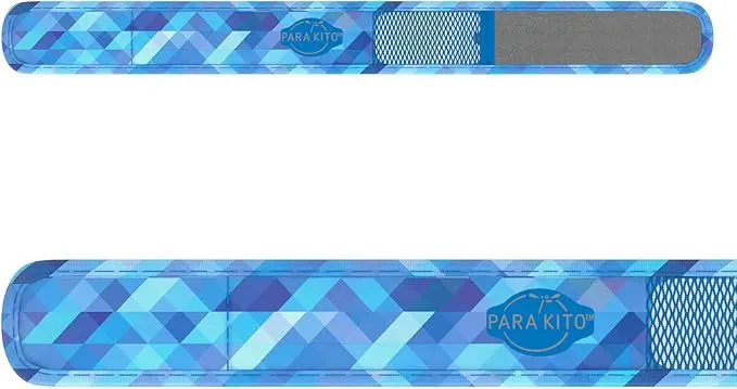 PARA'KITO Mosquito Insect & Bug Protection Wristband - Mosquito Stickers, Bug Spray Alternative - Summer Essentials, Beach Accessories, Hiking & Camping Essentials - Natural Essential Oils (Deep Blue)