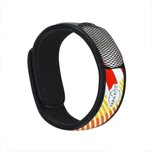 PARA'KITO Mosquito Insect & Bug Protection Wristband - Mosquito Stickers, Bug Spray Alternative - Summer Essentials, Beach Accessories, Hiking & Camping Essentials - Natural Essential Oils (Geometric)
