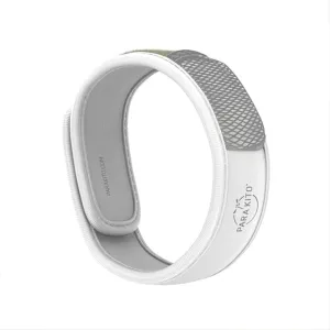 PARA'KITO Mosquito Insect & Bug Repellent Wristband - Waterproof, Outdoor Pest Repeller Bracelet w/Natural Essential Oils (White)