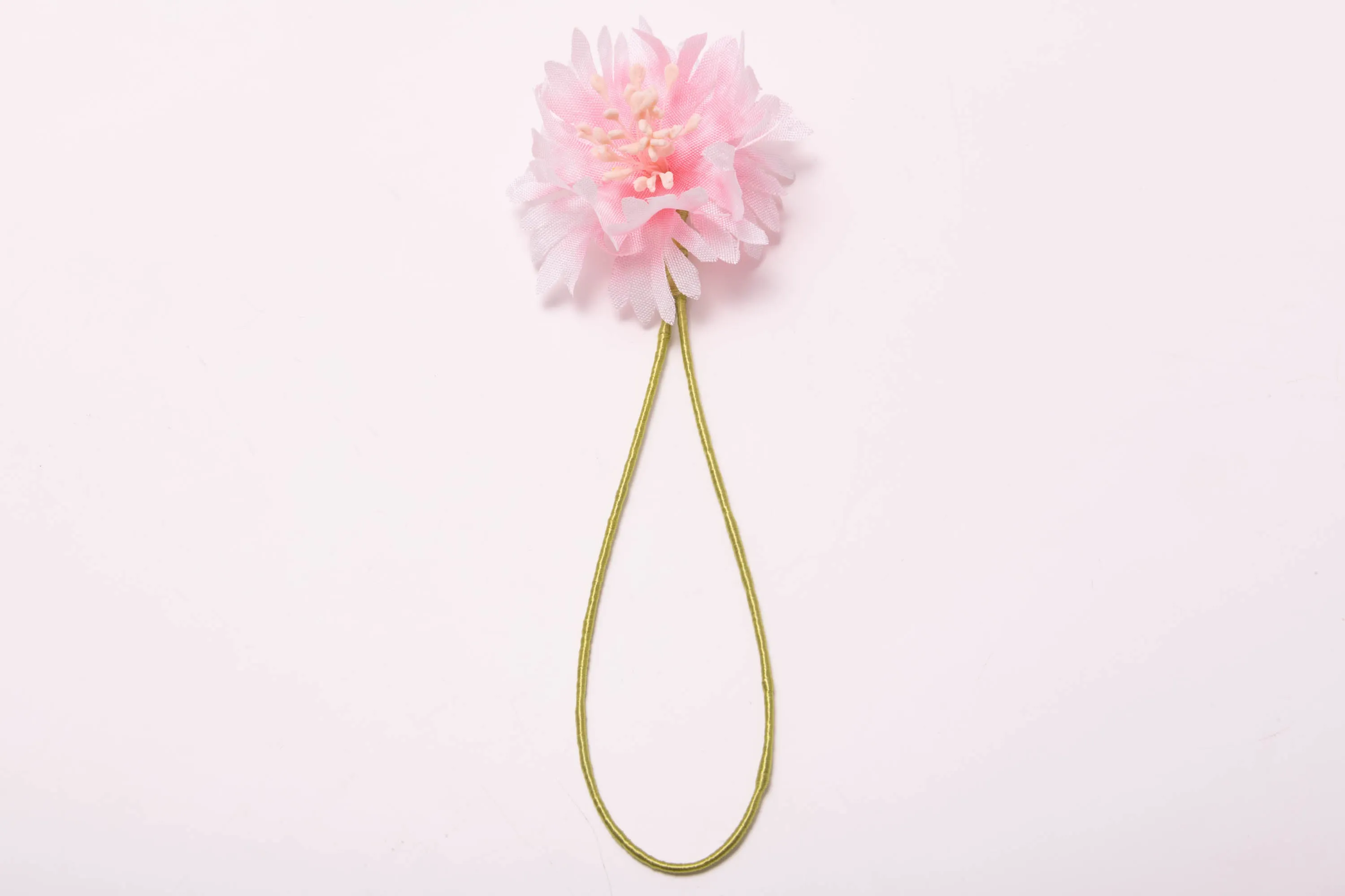 Pink Cornflower Boutonnière Flower