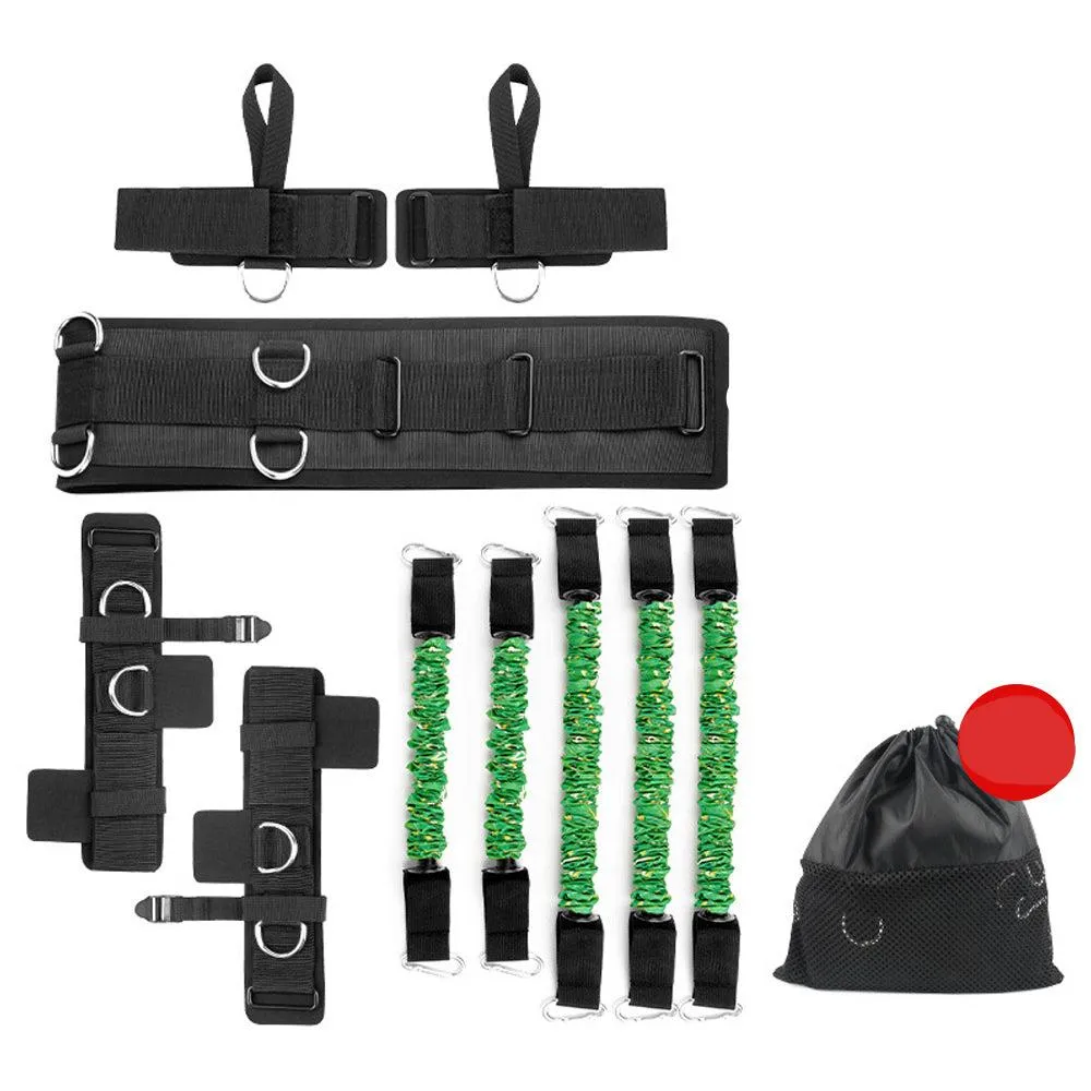 Premium Boxing Resistance Band Set – Leg Strength & Agility Training Strap System for MMA, Muay Thai, Boxing, Basketball & Fitness – Adjustable, High-Quality Resistance Bands for Explosive Power