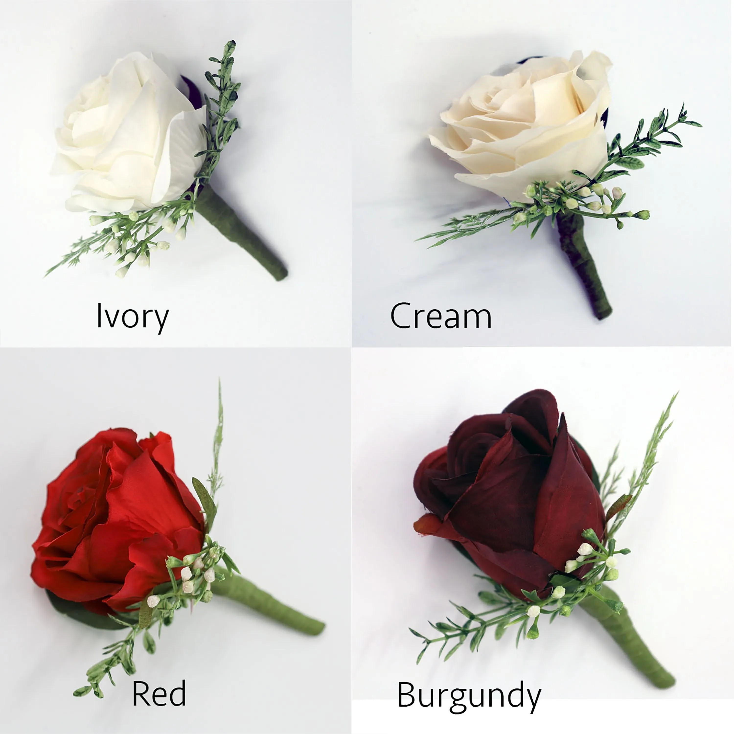 Purple Boutonniere, Lilac, Mauve, Periwinkle Boutonniere for wedding, buttonhole, boutonniere for men, Groom & Groomsmen,  prom, silk