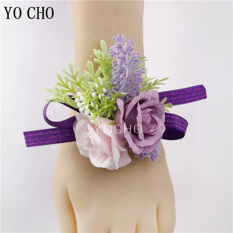 Purple Flowers Handmade Corsages and Boutonnieres