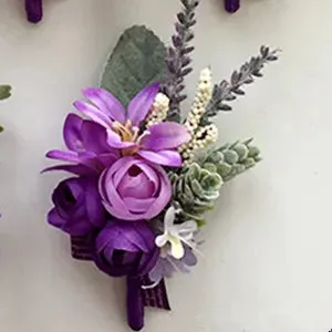 Purple Flowers Handmade Corsages and Boutonnieres